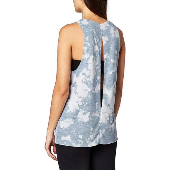 New Nike Women's Sportswear Womens Rebel Icon Clash Tie Dye Tank Top, Size:M - Picture 5 of 5